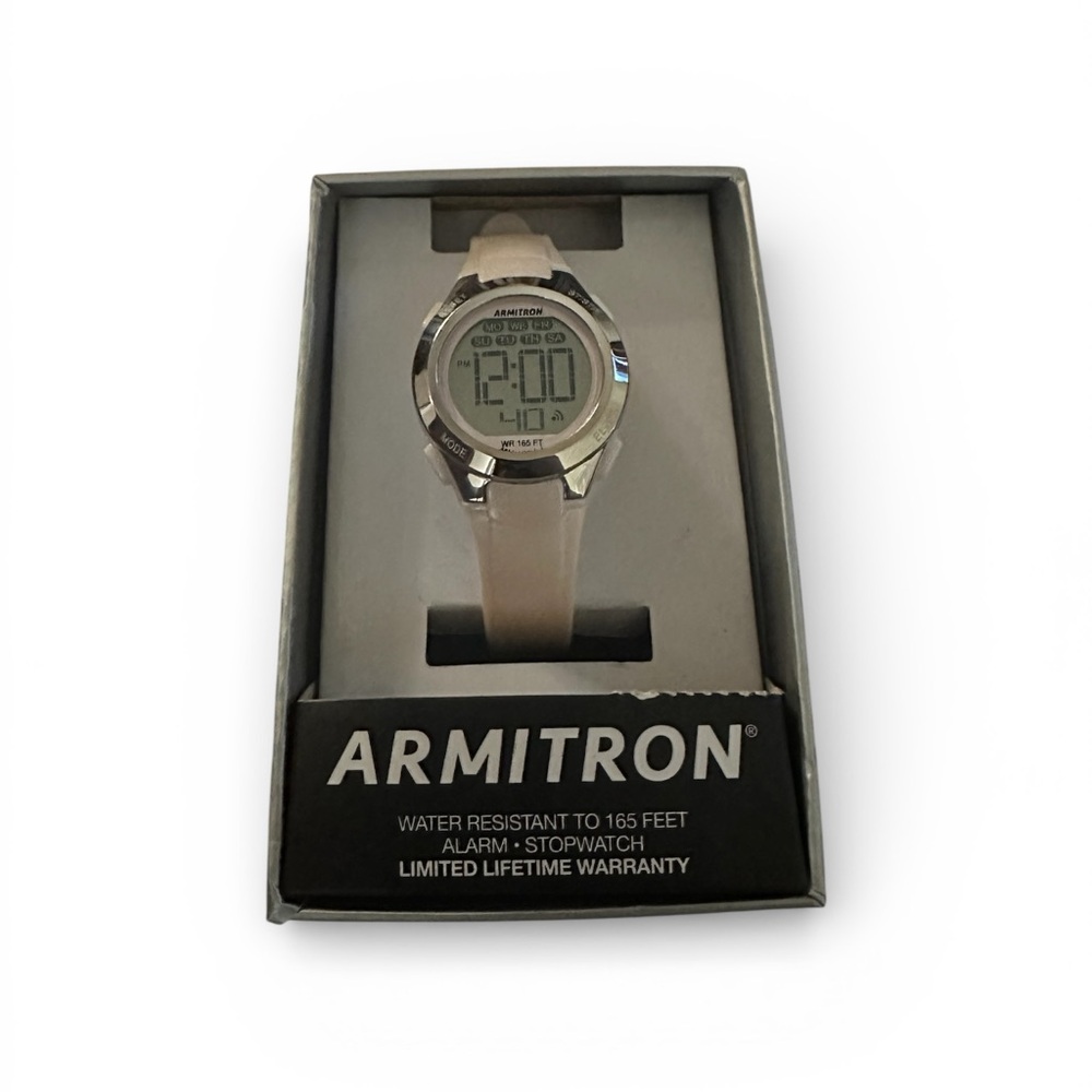 Armitron Pro Sport Women's Digital Watch 45/7042PPKTC WR165FT Pink